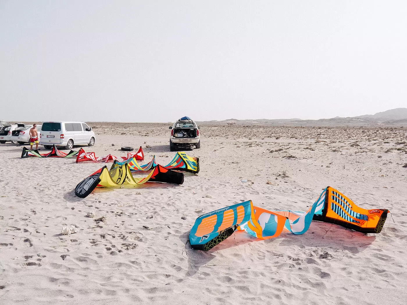 Kite Surfing in Masirah Island